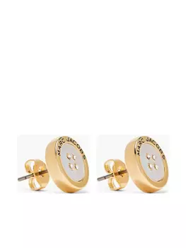 Серьги-пуговицы Marc Jacobs, золотой
