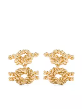 Серьги Rope TOTEME, золотой