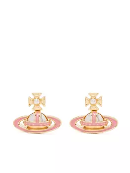Серьги с барельефом Симонетта Vivienne Westwood, розовый