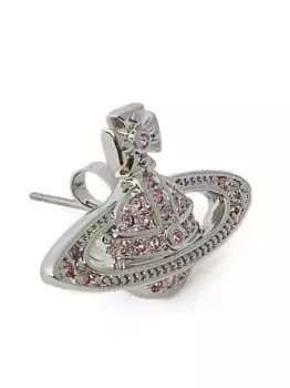 Серьги с барельефом в виде шара Vivienne Westwood, серебяный