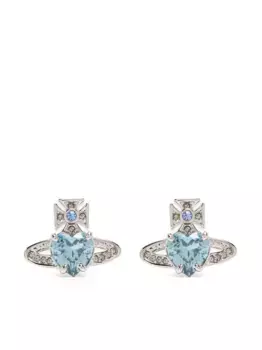 Серьги с камнями Vivienne Westwood, серебяный