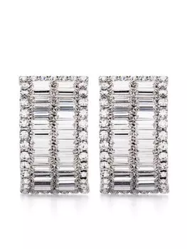 Серьги с кристаллами Alessandra Rich, серебряный