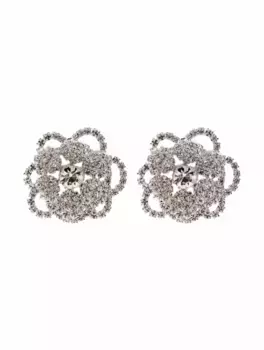 Серьги с кристаллами Magda Butrym, серебристый