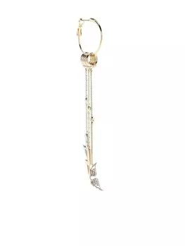 Серьги с кристаллами Zadig&Voltaire, золотой