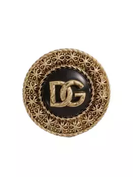 Серьги с логотипом DG DOLCE & GABBANA, золотой