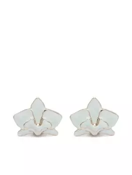 Серьги с мотивом орхидеи Genny, синий