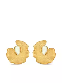 Серьги с жемчугом Oscar de la Renta, золотой