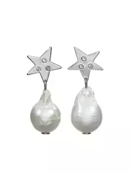 Серьги с жемчугом Tory Burch