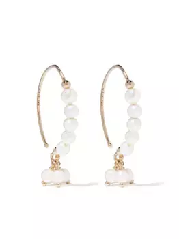 Серьги Sea of Beauty из желтого золота Mizuki, золотой