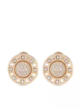 Серьги SenzaTempo из желтого золота с бриллиантами Officina Bernardi, золотой