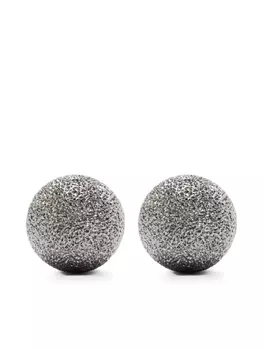 Серьги-шарики Brunello Cucinelli, серебряный
