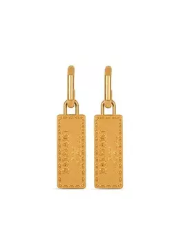 Серьги Signature с подвесками Balmain, золотой