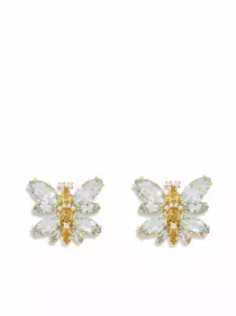 Серьги Spring из желтого золота с камнями DOLCE & GABBANA, золотой