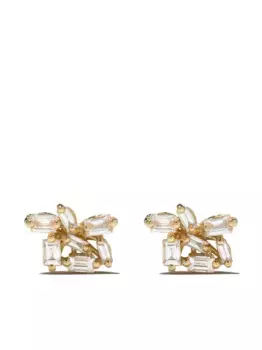 Серьги Star из желтого золота с бриллиантами Suzanne Kalan, золотой