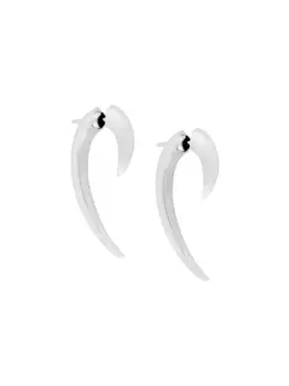 Серьги Talon из белого золота Shaun Leane, металлик