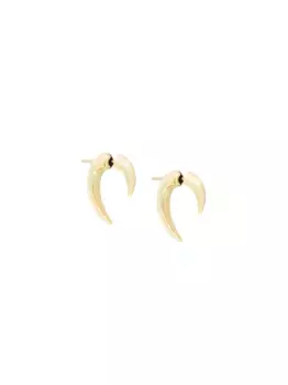 Серьги Talon из желтого золота Shaun Leane, металлик