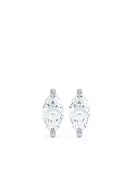 Серьги The Marquise из белого золота LOEV, серебяный