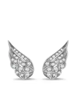 Серьги Tiara из белого золота с бриллиантами Pragnell, серебяный