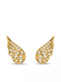 Серьги Tiara из желтого золота с бриллиантами Pragnell, золотой