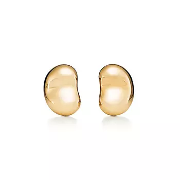 Серьги Tiffany & Co. Elsa Peretti Bean design, золото