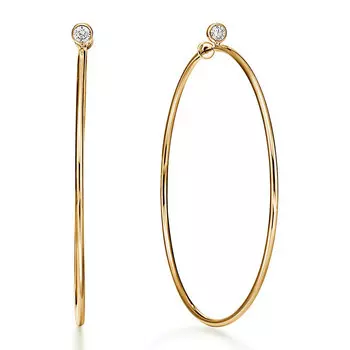 Серьги Tiffany & Co. Elsa Peretti Diamond, золото