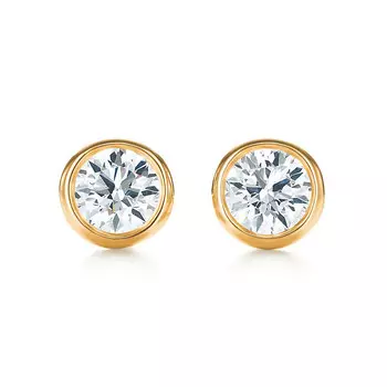 Серьги Tiffany & Co. Elsa Peretti Diamonds by the Yard, золото