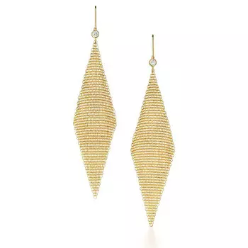 Серьги Tiffany & Co. Elsa Peretti Mesh, золото