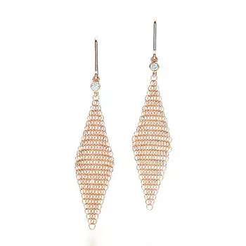 Серьги Tiffany & Co. Elsa Peretti Mesh, золото