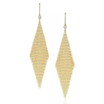 Серьги Tiffany & Co. Elsa Peretti Mesh, золото