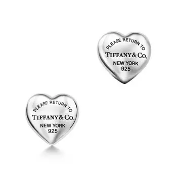 Серьги Tiffany & Co. Return to Tiffany Full Heart, серебро
