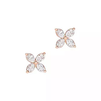 Серьги Tiffany & Co. Tiffany Victoria, розовое золото/бриллиант
