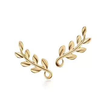 Серьги Tiffany & Co. x Paloma Picasso Olive Leaf Climber, золото