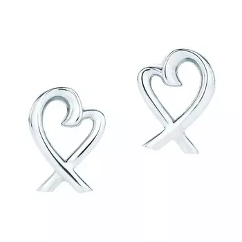 Серьги Tiffany & Co. x Paloma Picasso Loving Heart, серебро