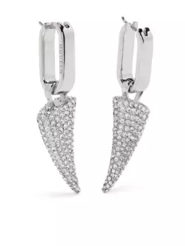 Серьги Tiger Claw Alexander McQueen, серебяный