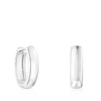 Серьги Tous Basics Oval, серебро