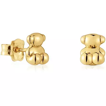 Серьги Tous Bear Bold Bear, золото