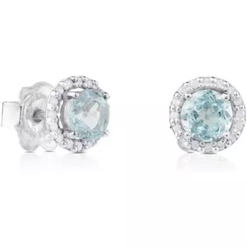 Серьги Tous Color Kings, белое золото