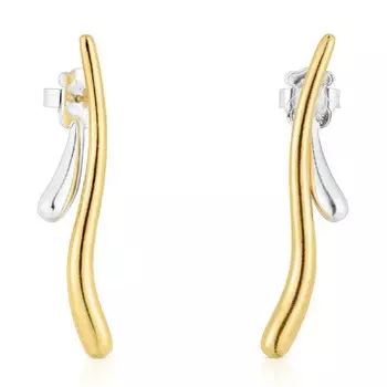 Серьги Tous Hav, позолоченное серебро/серебро