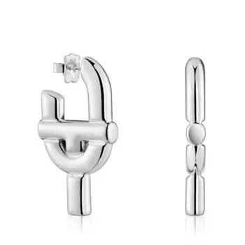 Серьги Tous Manifesto Large, 48 мм, серебро