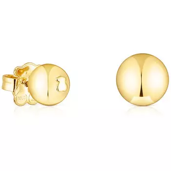 Серьги Tous Plump Ball, позолоченное серебро