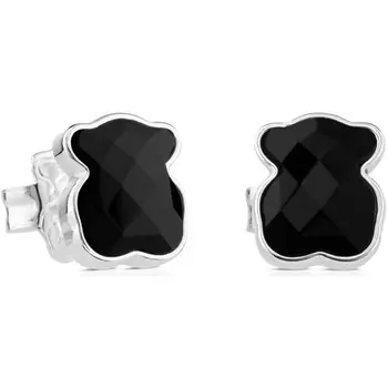 Серьги Tous TOUS Color With Faceted Onyx, серебро