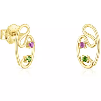 Серьги Tous Tsuri, золото/драгоценные камни