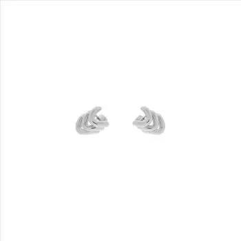 Серьги-трио Loop BALENCIAGA, серебряный