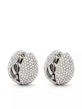 Серьги, украшенные кристаллами Coperni, серебряный