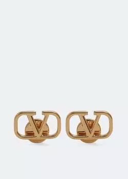 Серьги VALENTINO GARAVANI VLogo Signature earrings, золотой