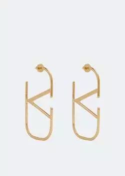 Серьги VALENTINO GARAVANI VLogo Signature earrings, золотой