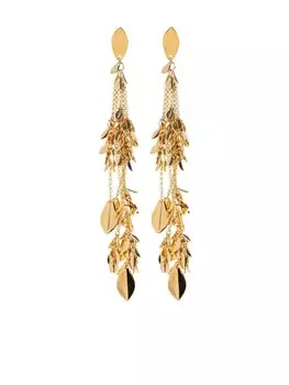 Серьги в форме листьев ISABEL MARANT, золотой