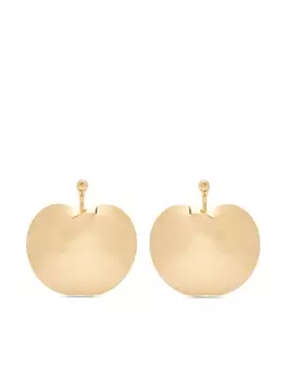 Серьги в форме яблок Nina Ricci, золотой