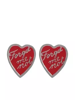 Серьги в форме сердца Chopova Lowena, серебряный