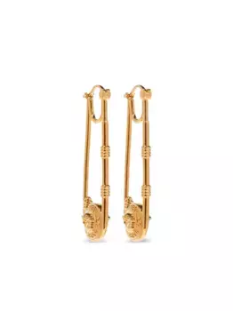Серьги в виде булавок VERSACE, золотой
